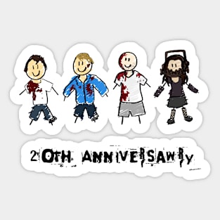 20th Anniversawry Limited Edition Double Sided Print Sticker